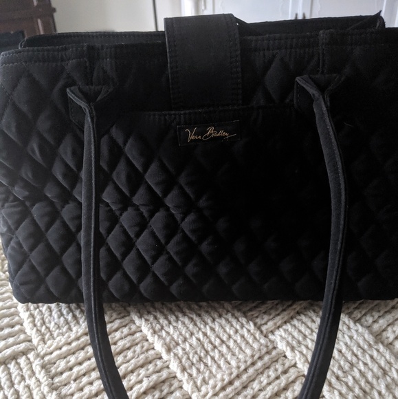 Vera Bradley Handbags - Large Vera Bradley Black Handbag